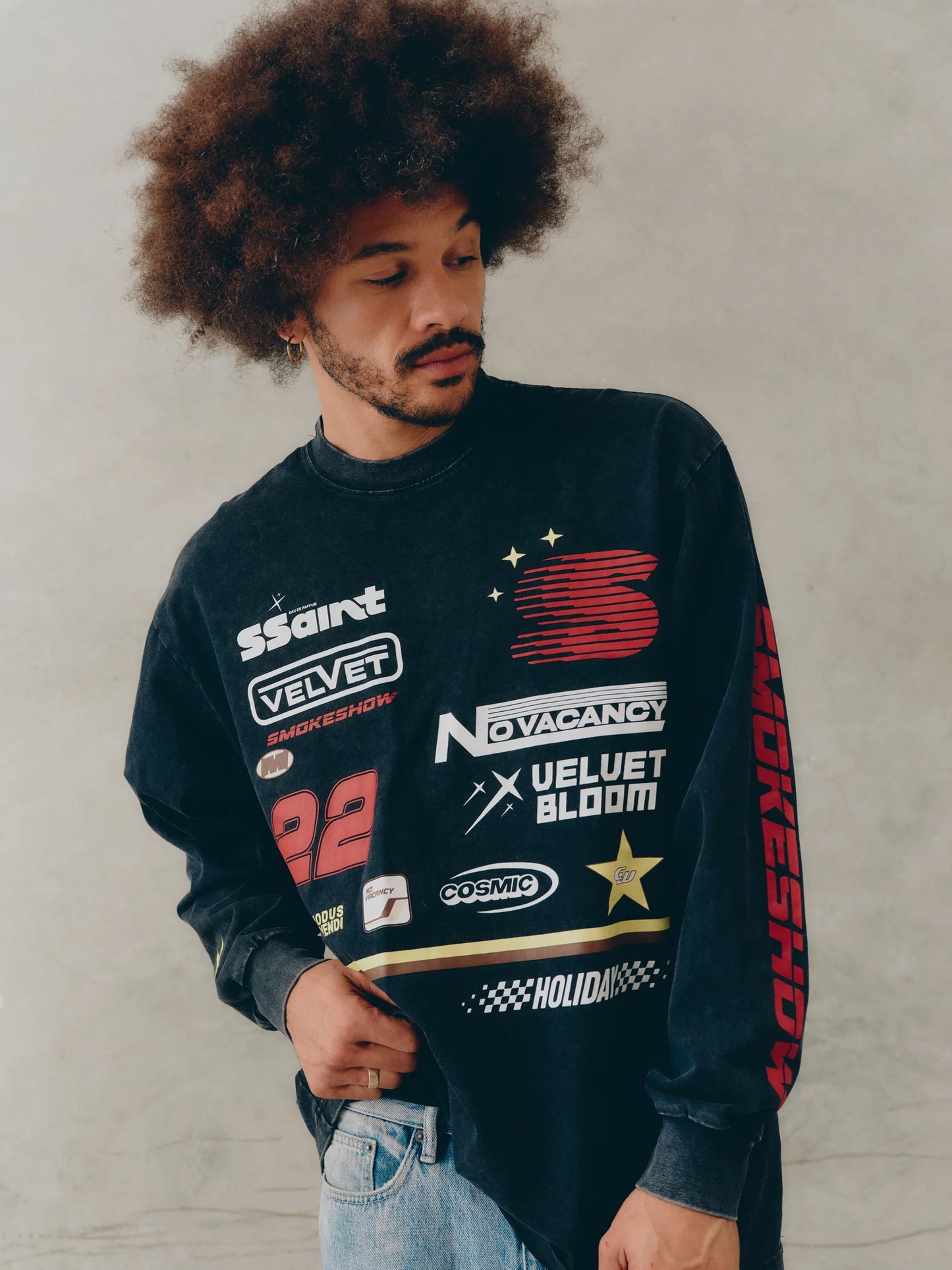 Signature Moto Tee Black