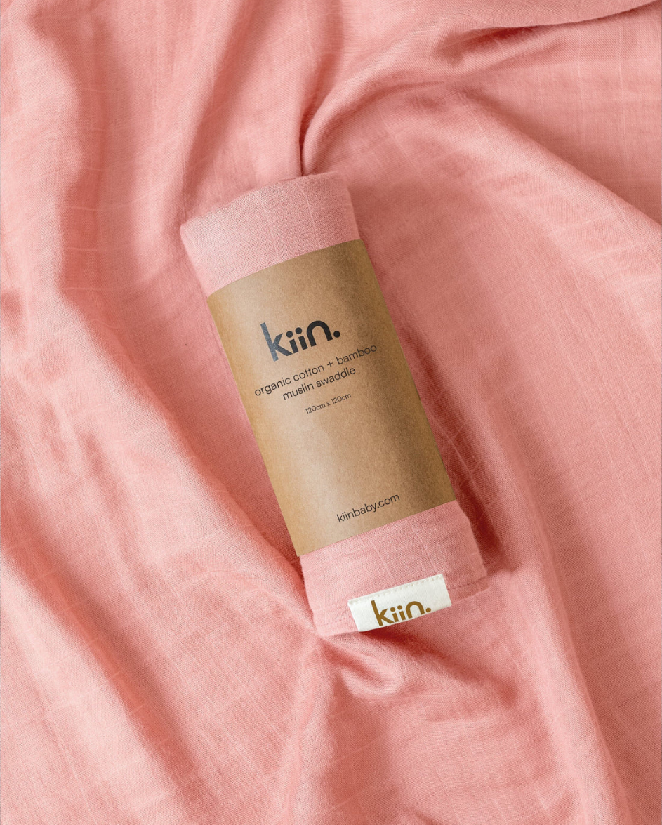 Organic Swaddle Peony