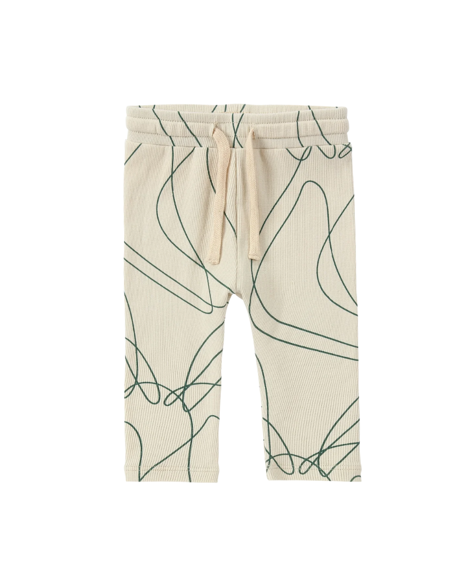 Drawstring Legging Ripple Pine