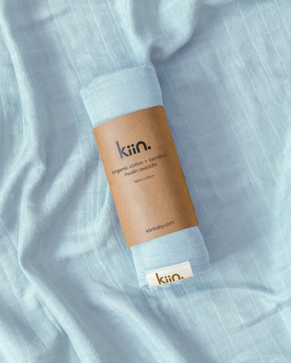 Organic Swaddle Pastel Sky