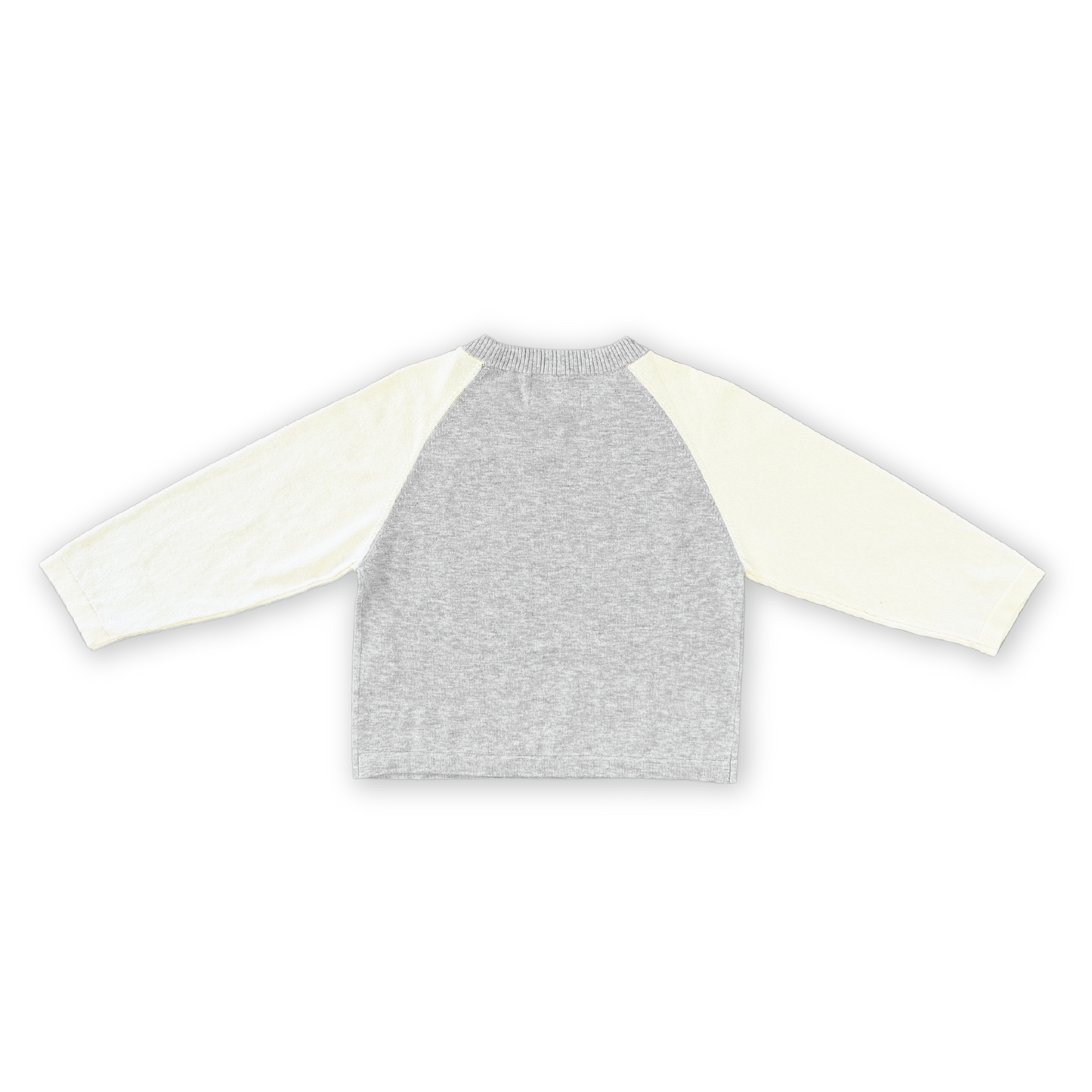 Raglan LS Tee Grey Marle