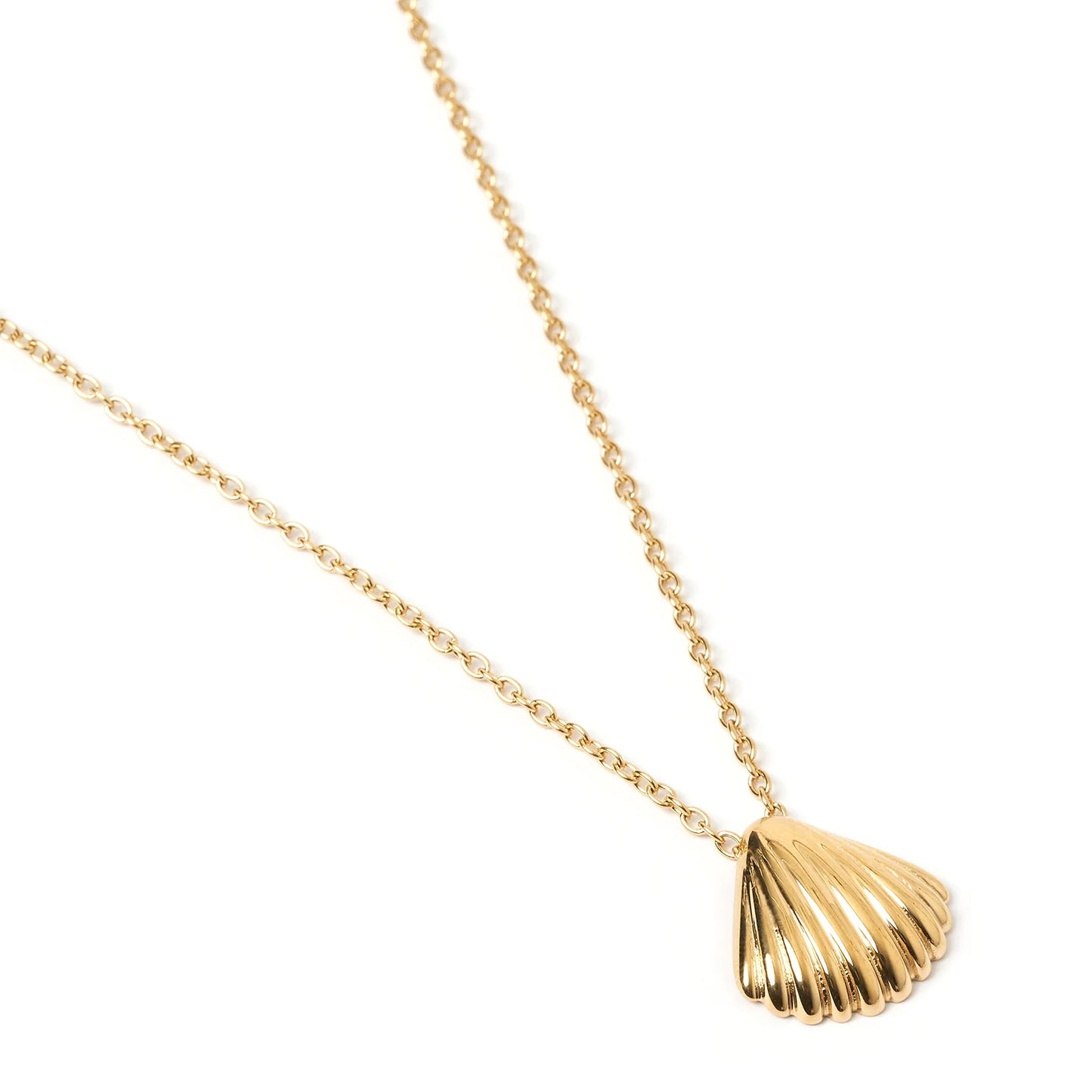 Perla Gold Shell Necklace