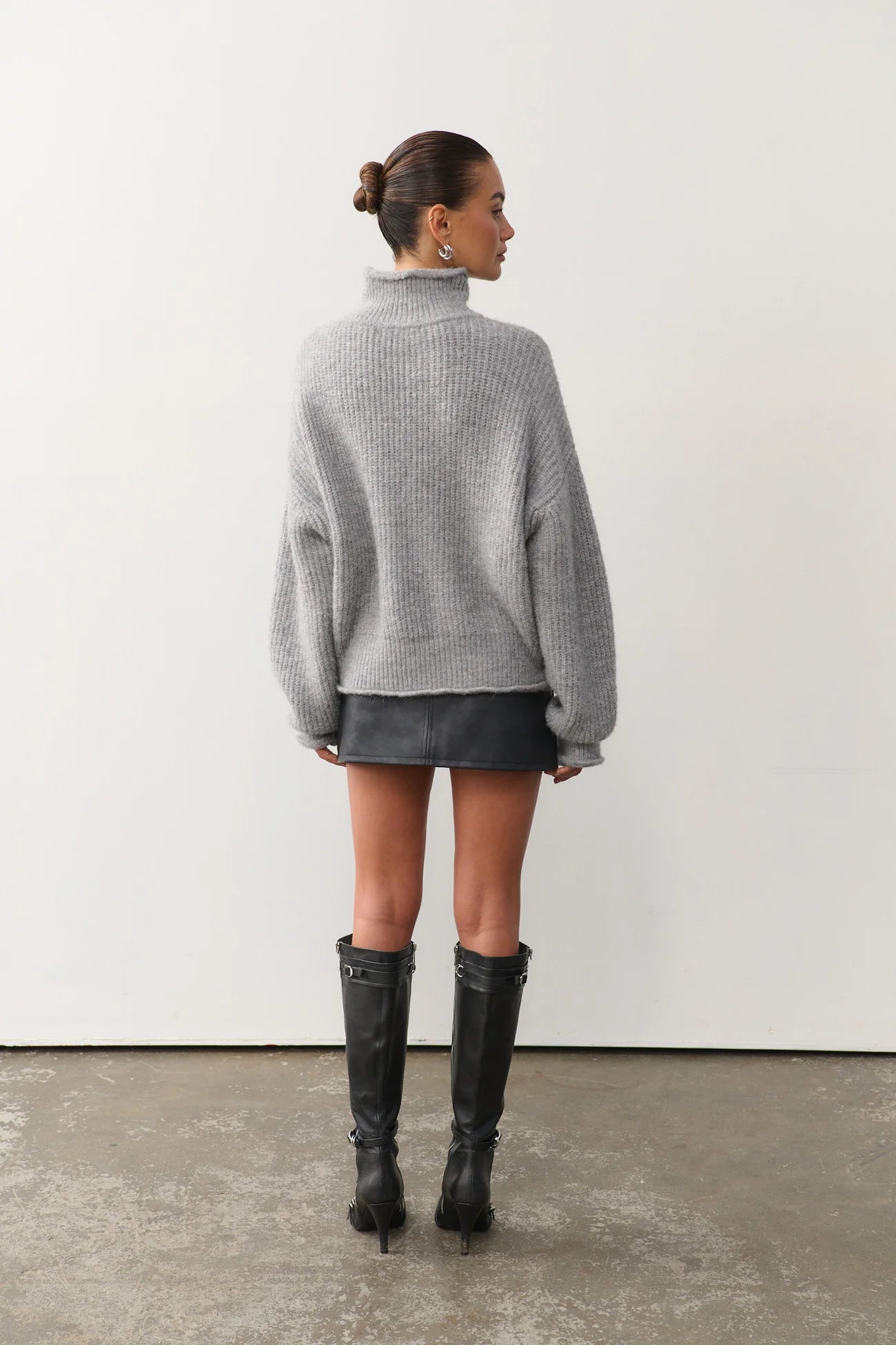 Florence Turtleneck Charcoal