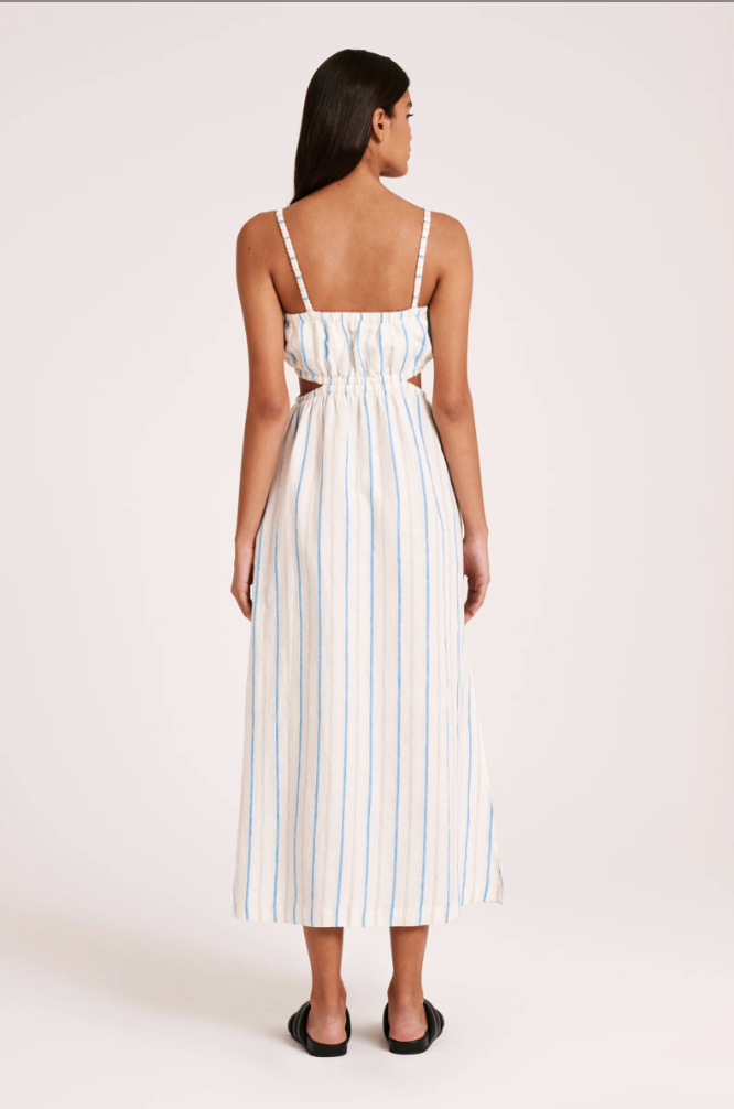 Yin Linen Stripe Dress