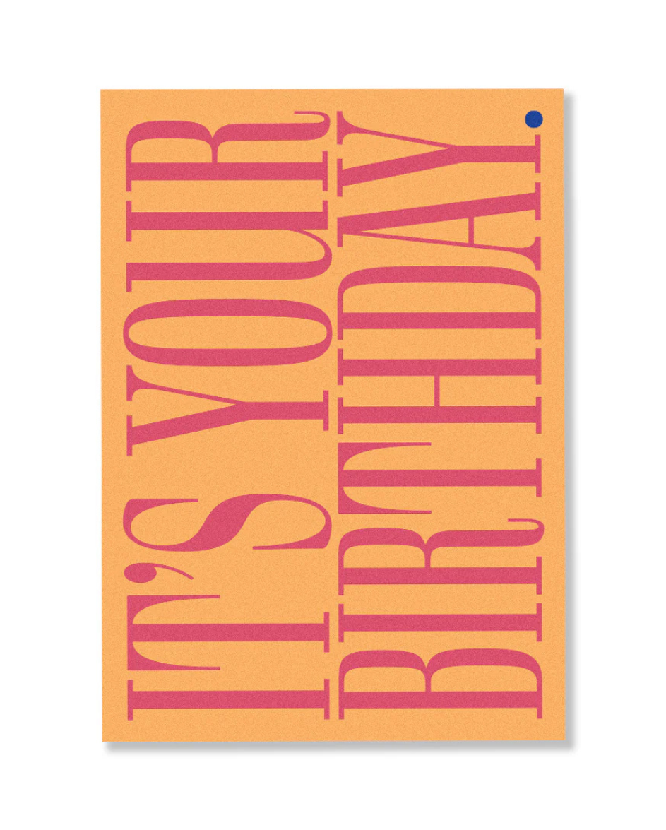 Birthday Orange Card