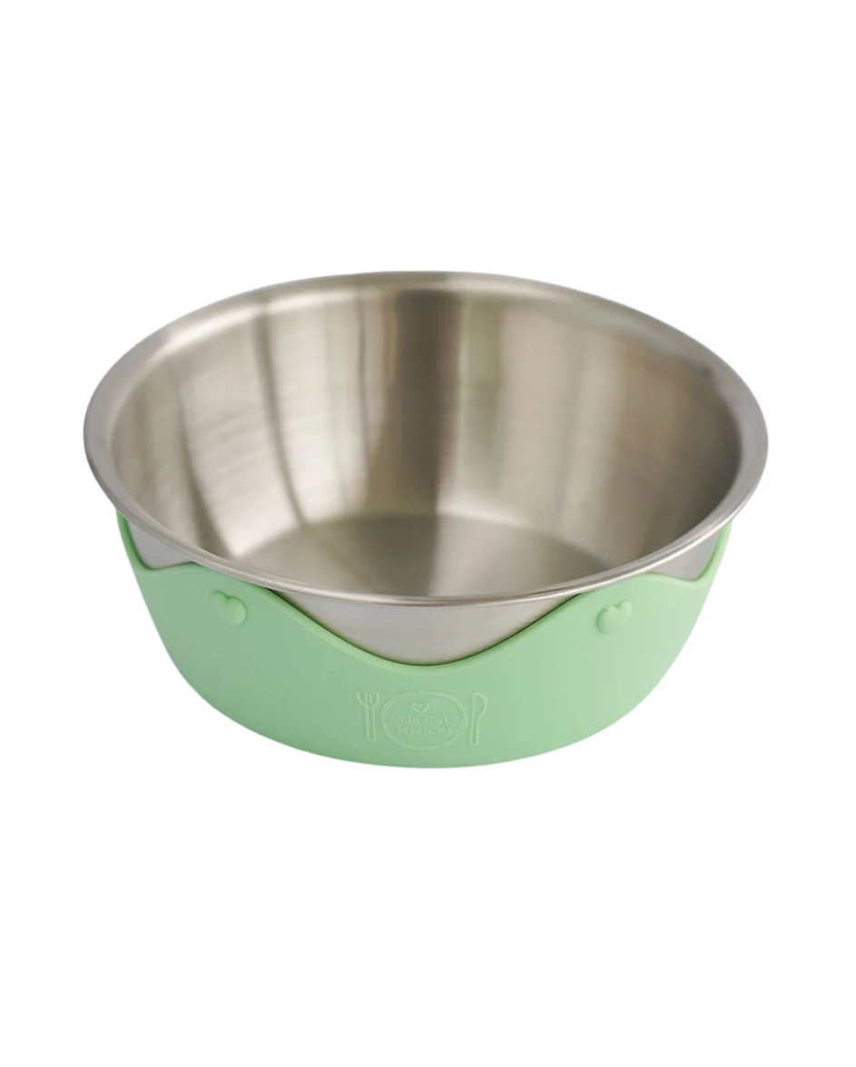 Kids Stainless Steel Bowl Green