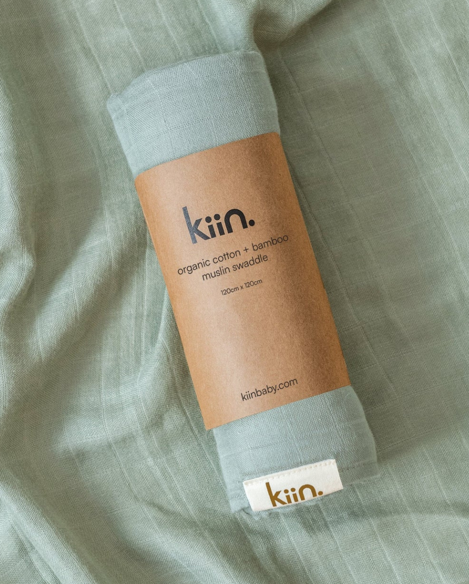 Organic Swaddle Sage