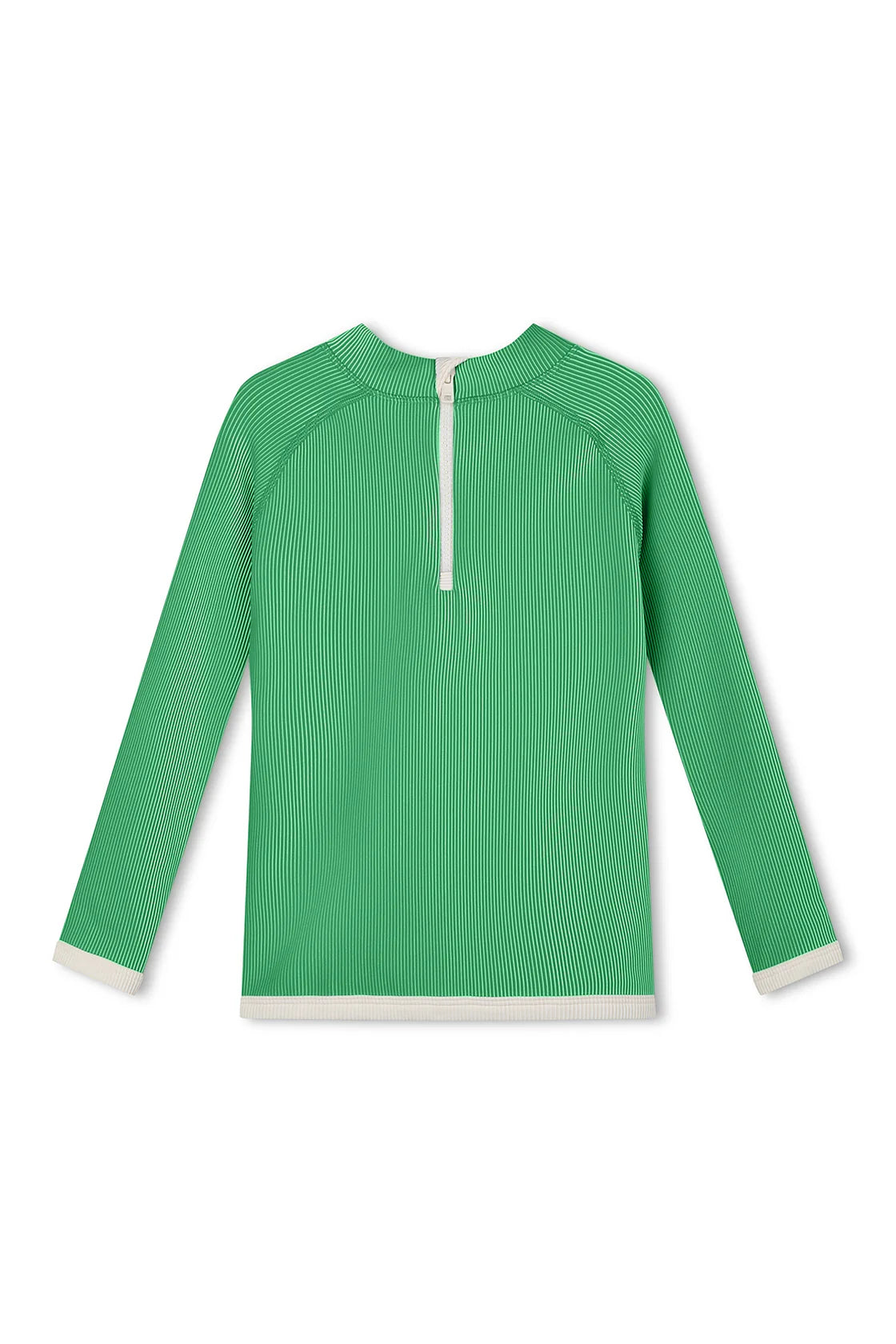 Mini Stripe Rashie Parrot Green