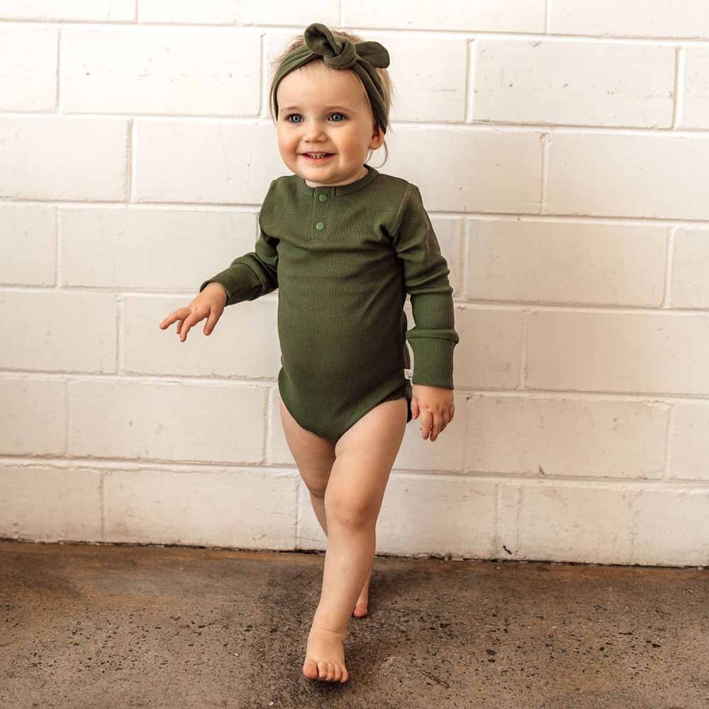 Olive LS Bodysuit