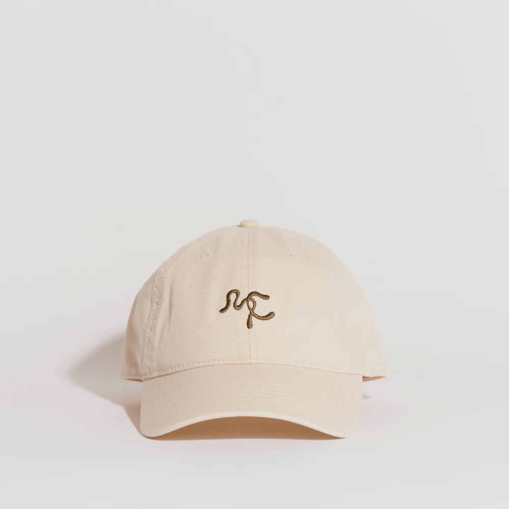 Embroidered Cap Off White