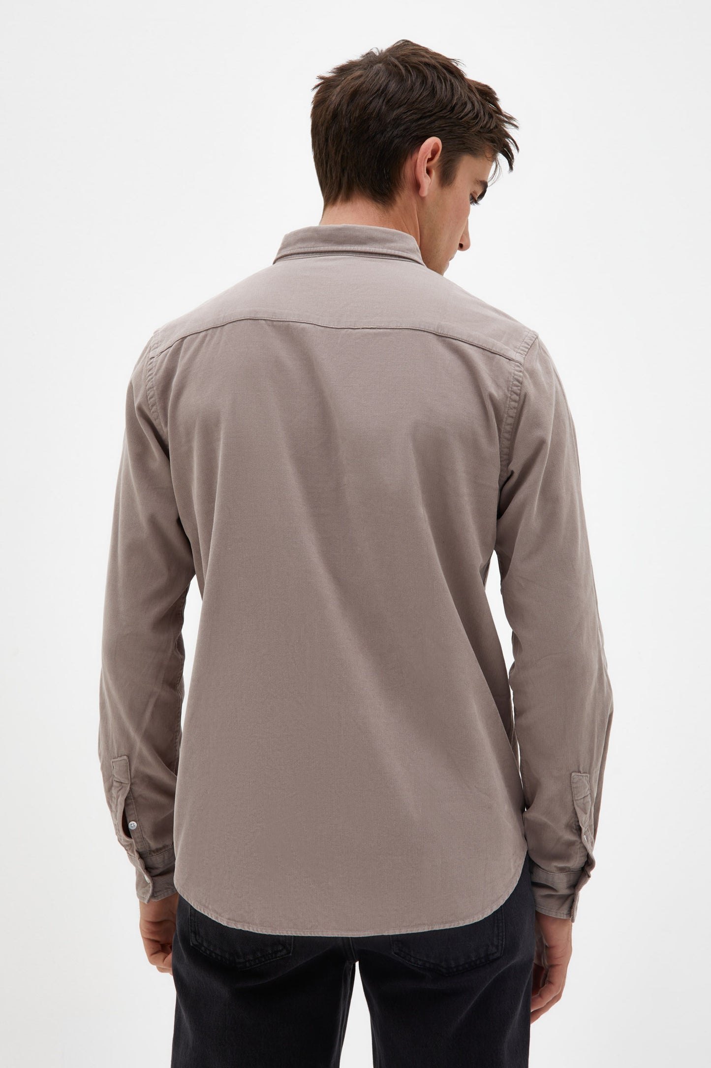 Mens Cord Shirt Mink