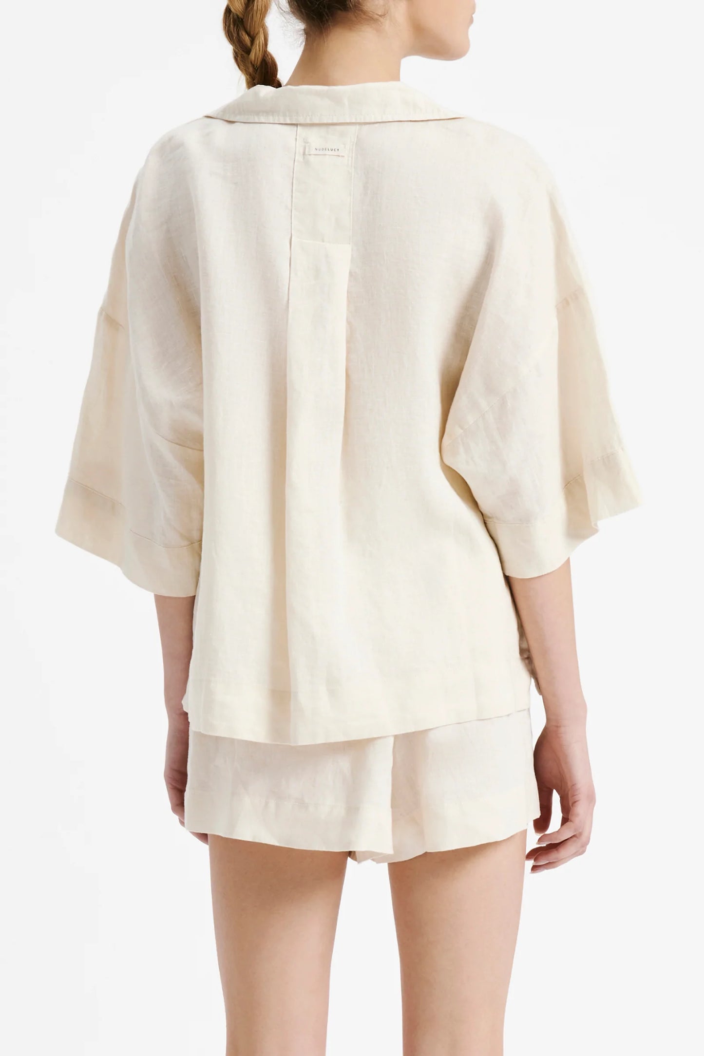 Linen Lounge Shirt Cloud