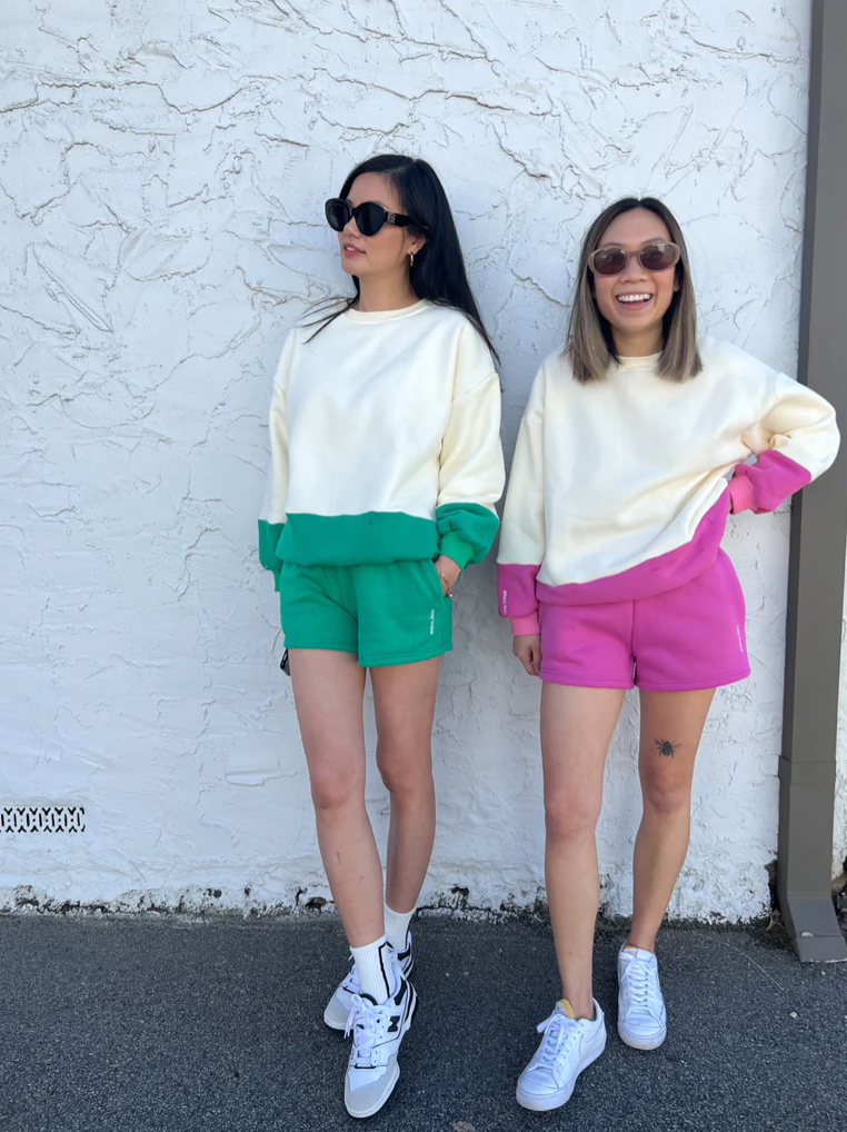 Adult Frankie Logo Shorts Green