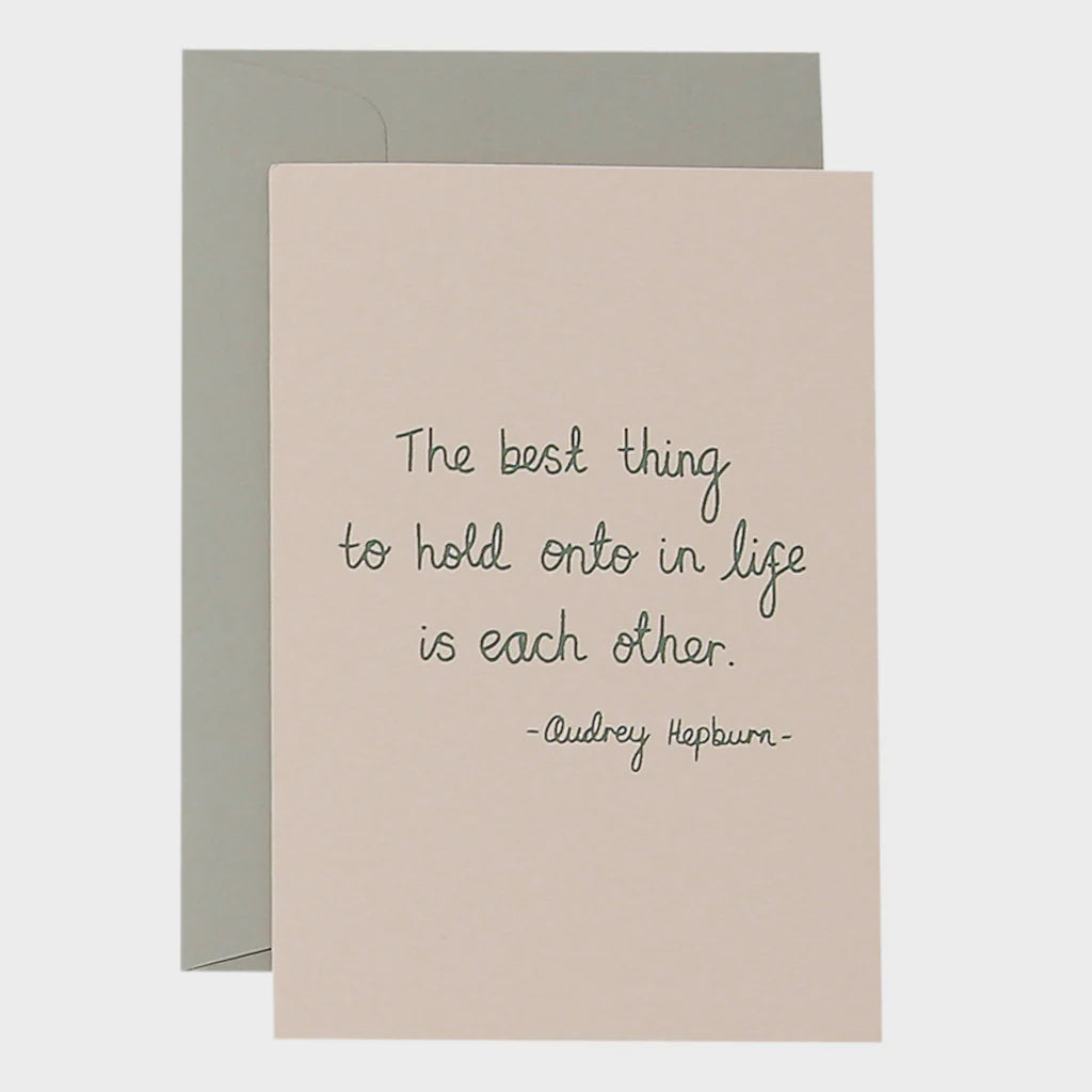 Hepburn Quote Card