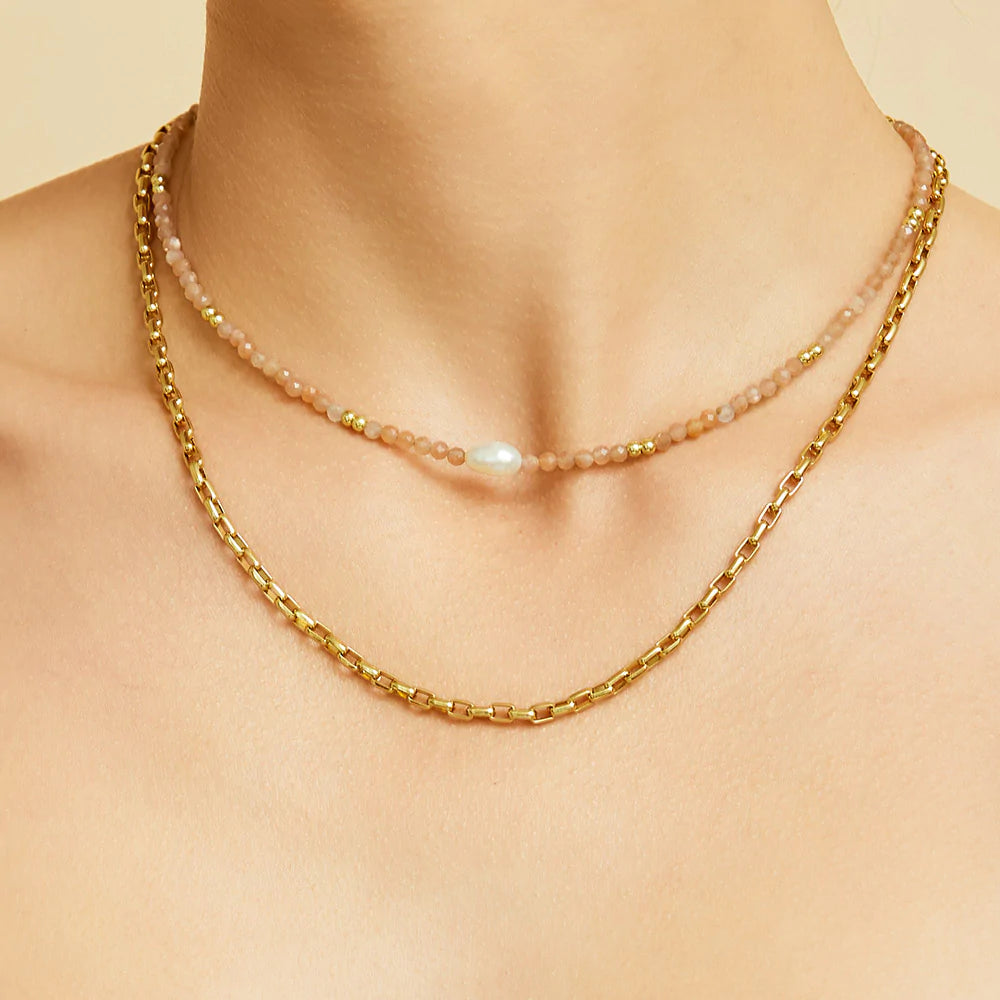 Miccah Box Chain Necklace
