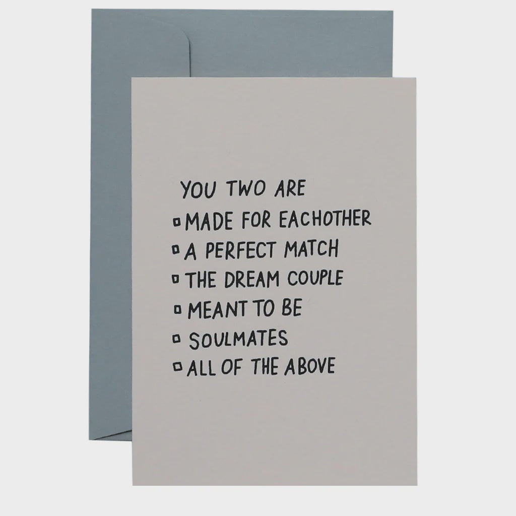 Multiple Choice Couple Card Blush