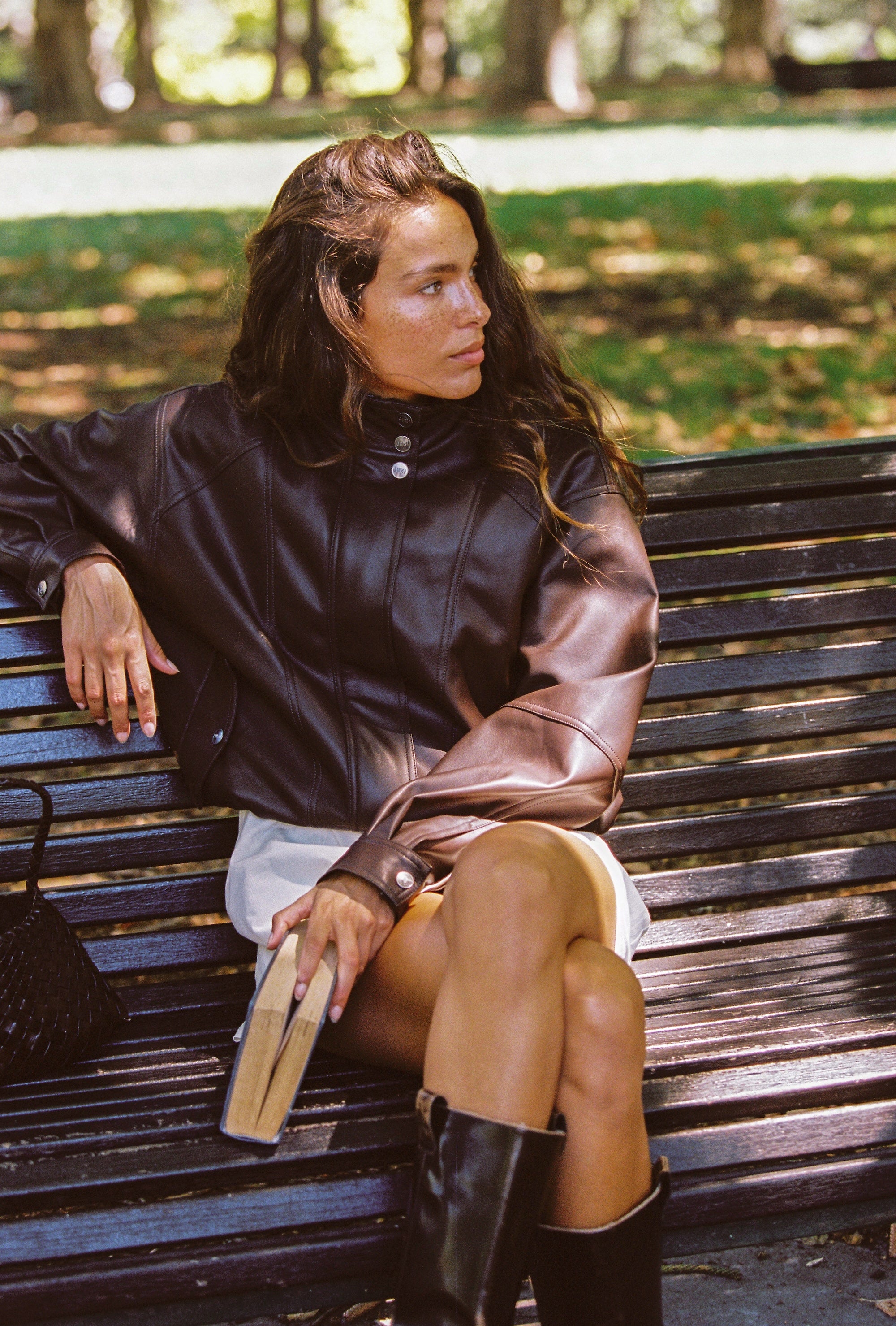 Tate Bomber Jacket Espresso