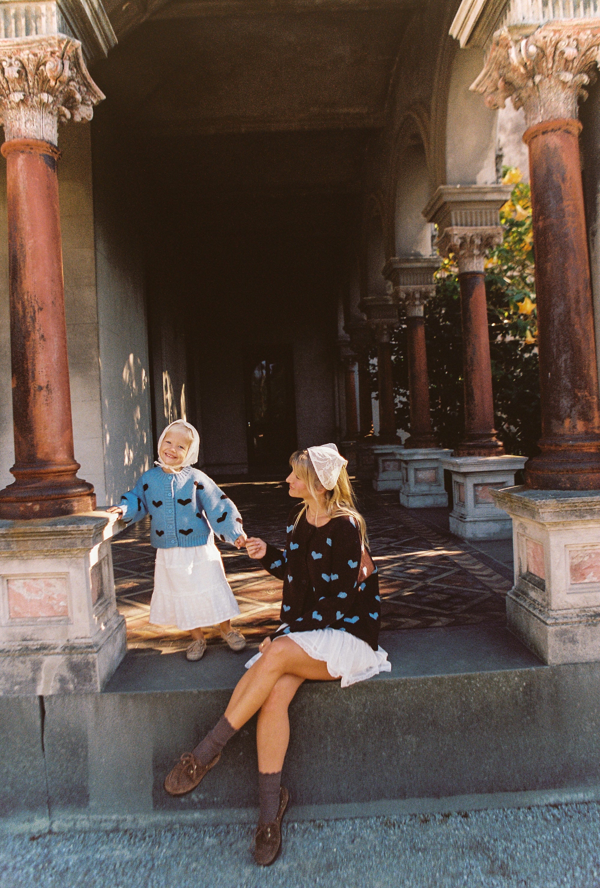 JNR Sweetheart Cardigan Hearts