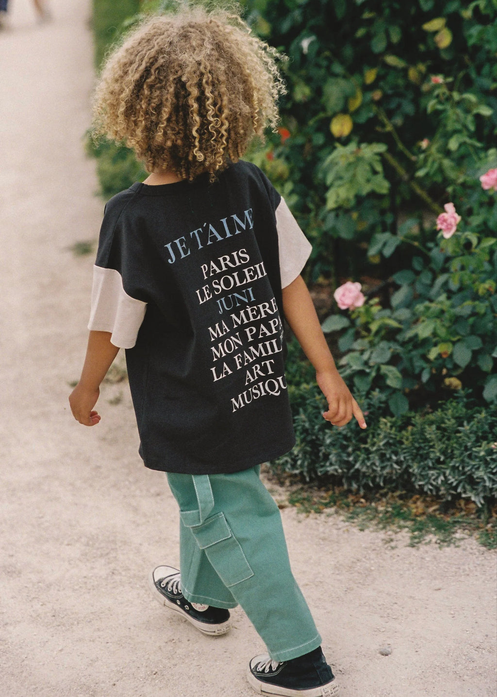 Je T'aime Tee Washed Grey