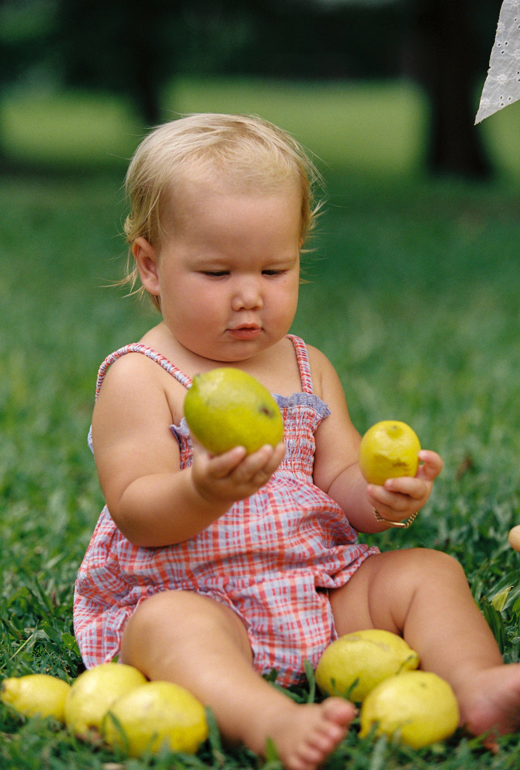 Lottie Romper Picnic Check