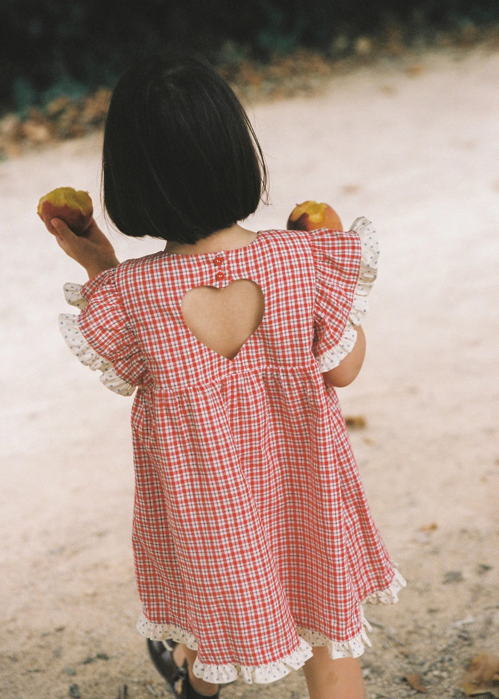 Daisy Dress Red Check