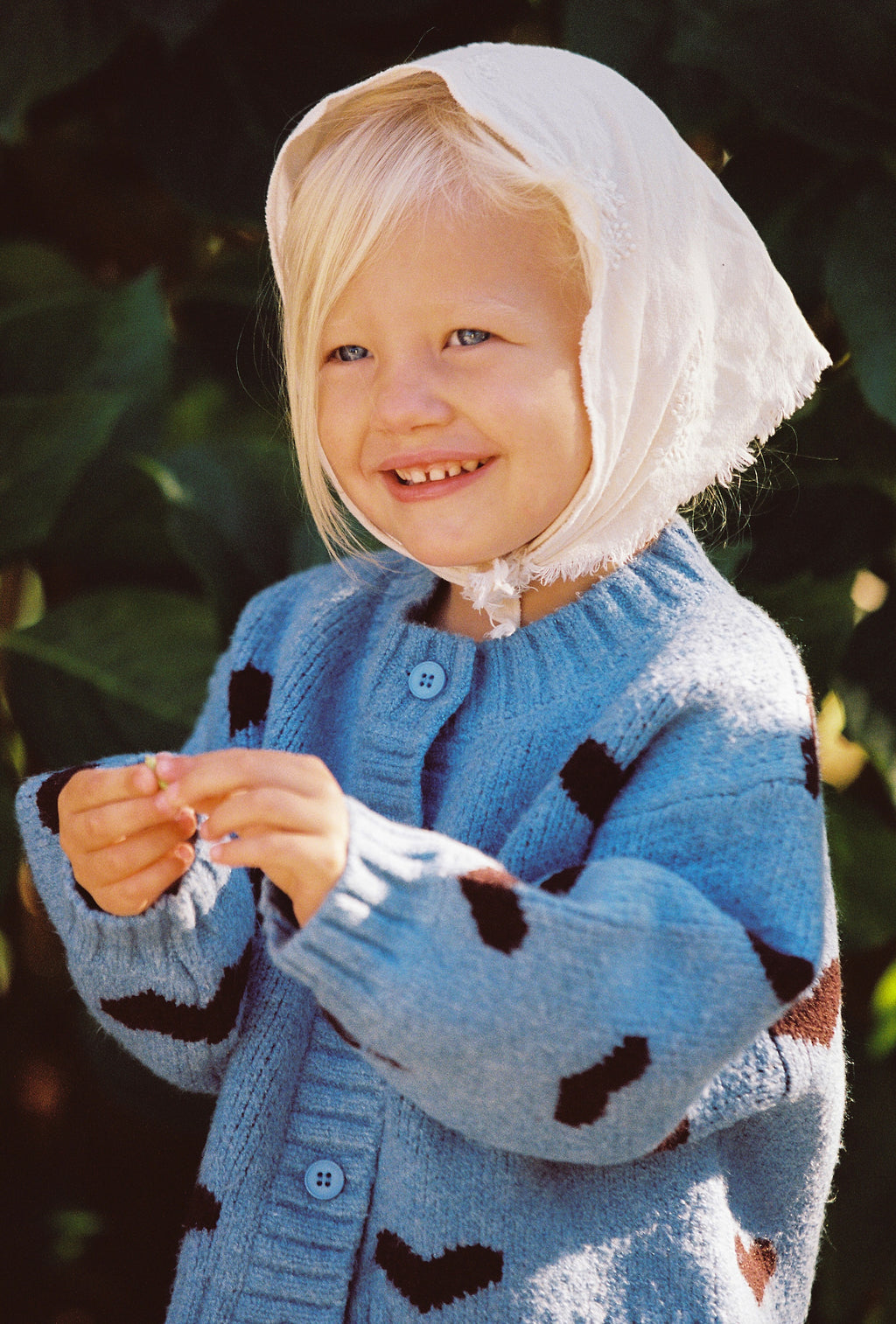 JNR Sweetheart Cardigan Hearts