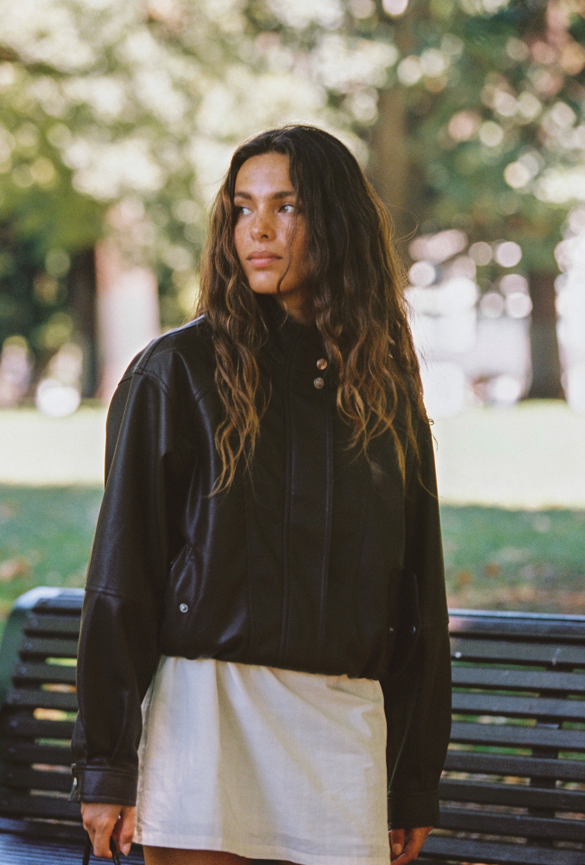 Tate Bomber Jacket Espresso