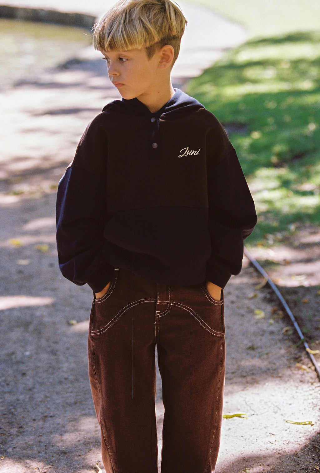 Dylan Barrel Leg Jean Cocoa