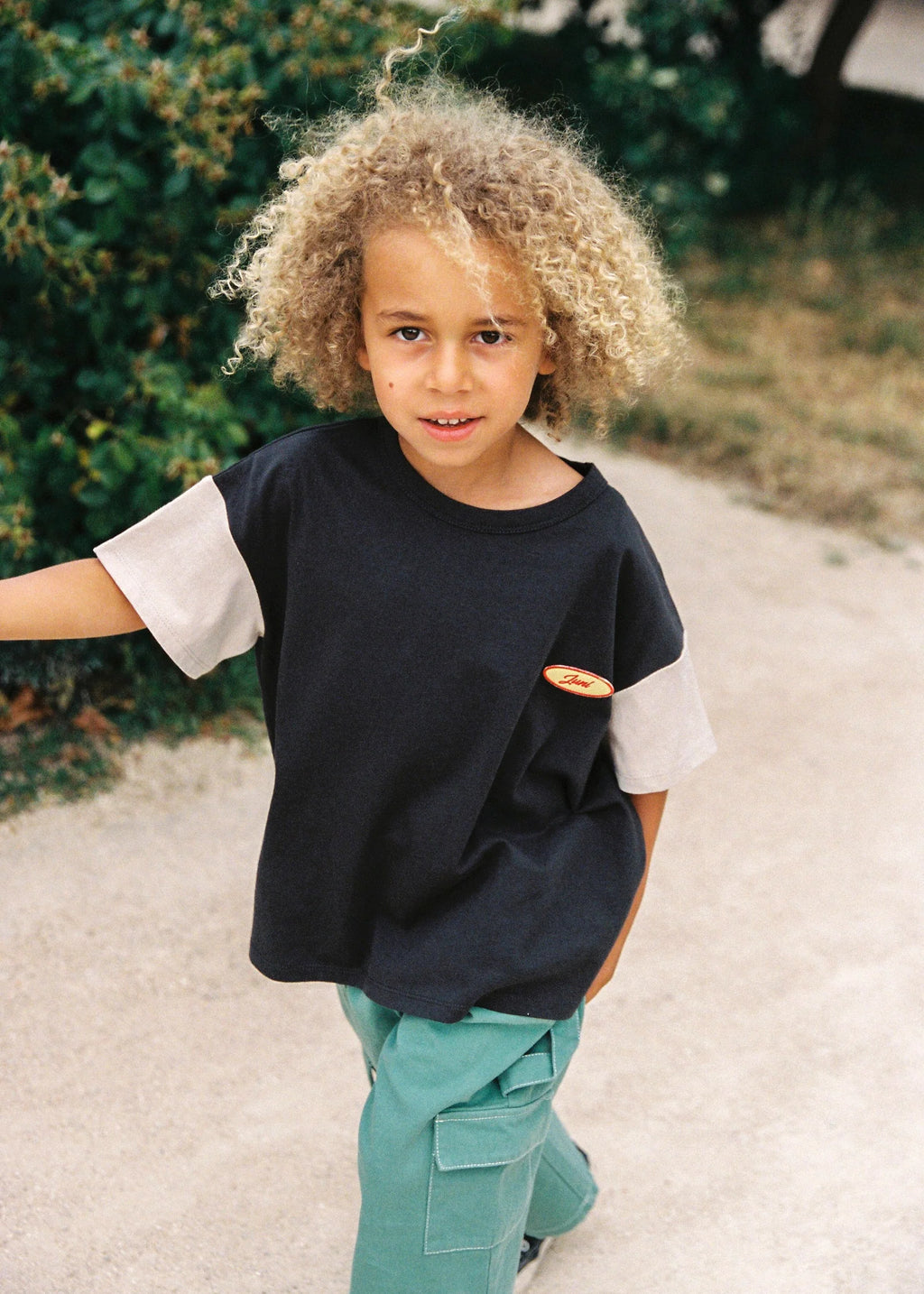 Je T'aime Tee Washed Grey