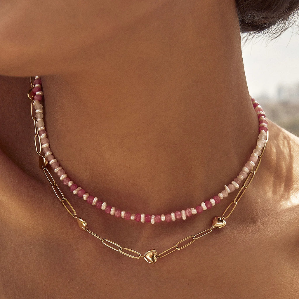 Lev Heart Necklace
