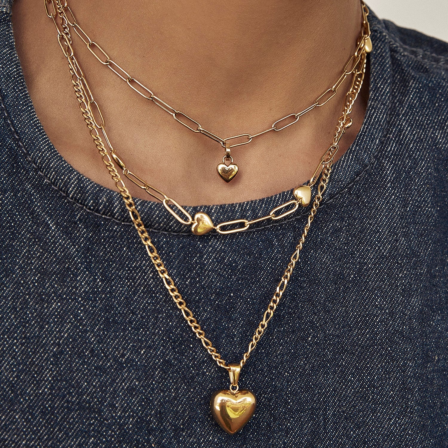Lev Heart Necklace