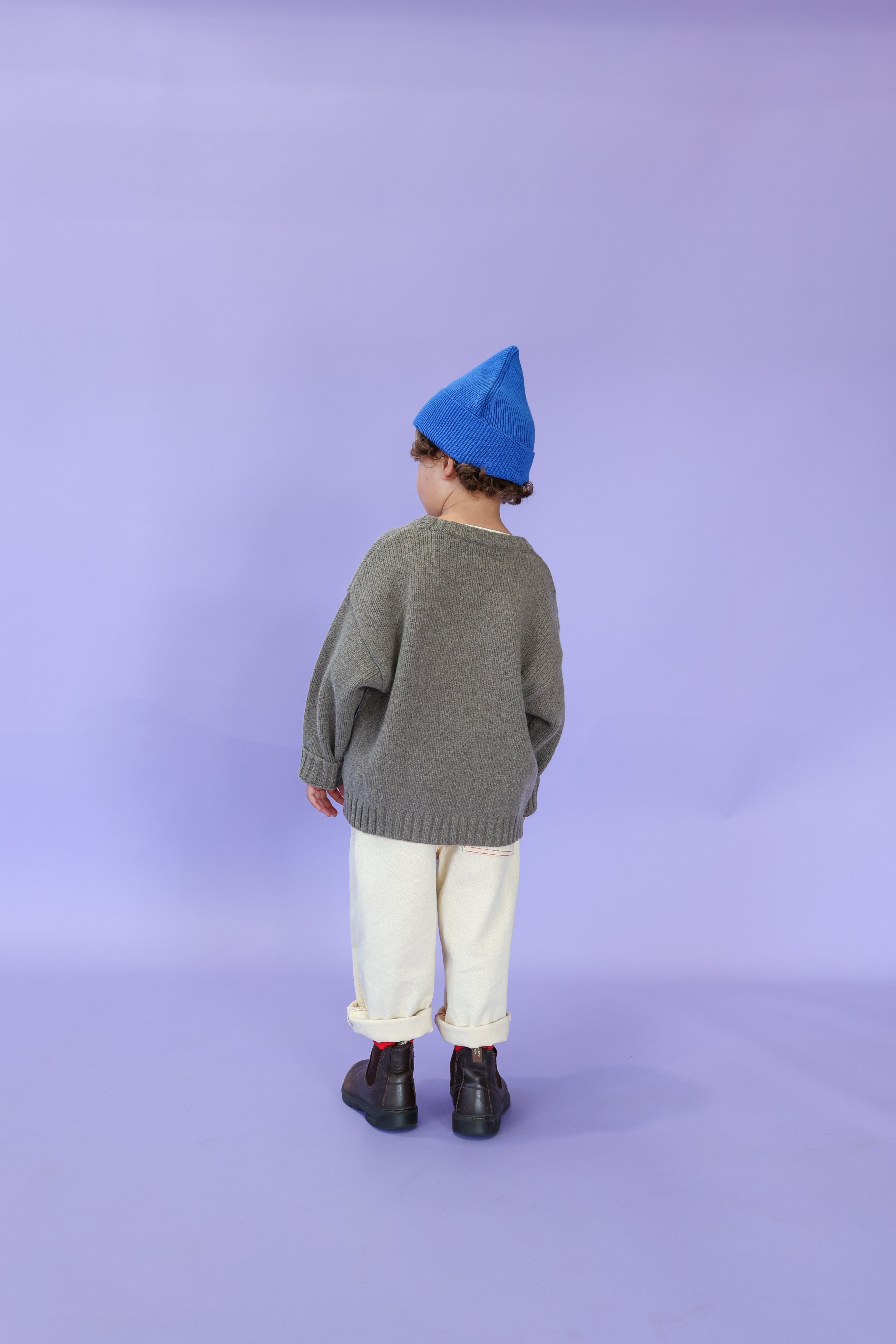 Ribbed Pixie Beanie Sea