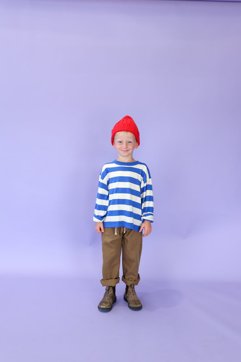 Ribbed Pixie Beanie Flame