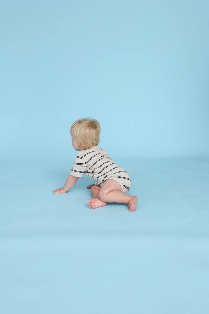 Knitted Stripe Bodysuit Dune