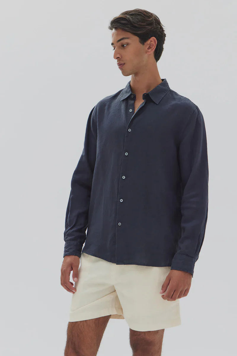 Mens Kendall Navy LS Shirt