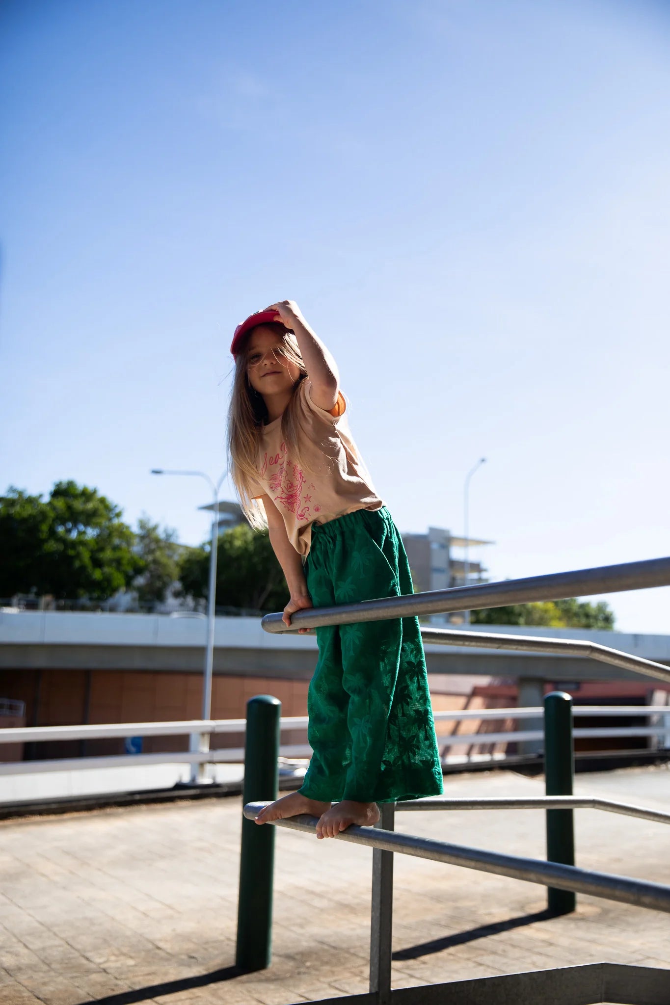 Lucy Pants Lime Cordiale