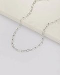 Ruby Necklace Silver