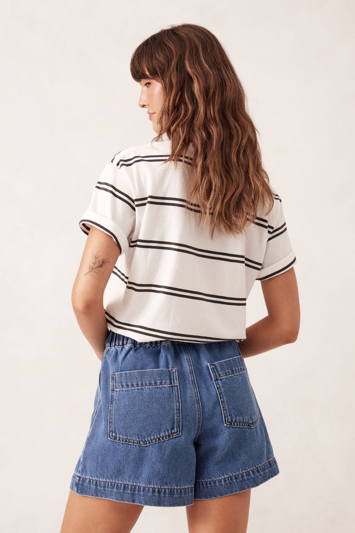 Darcy Relaxed Short Washed Indigo