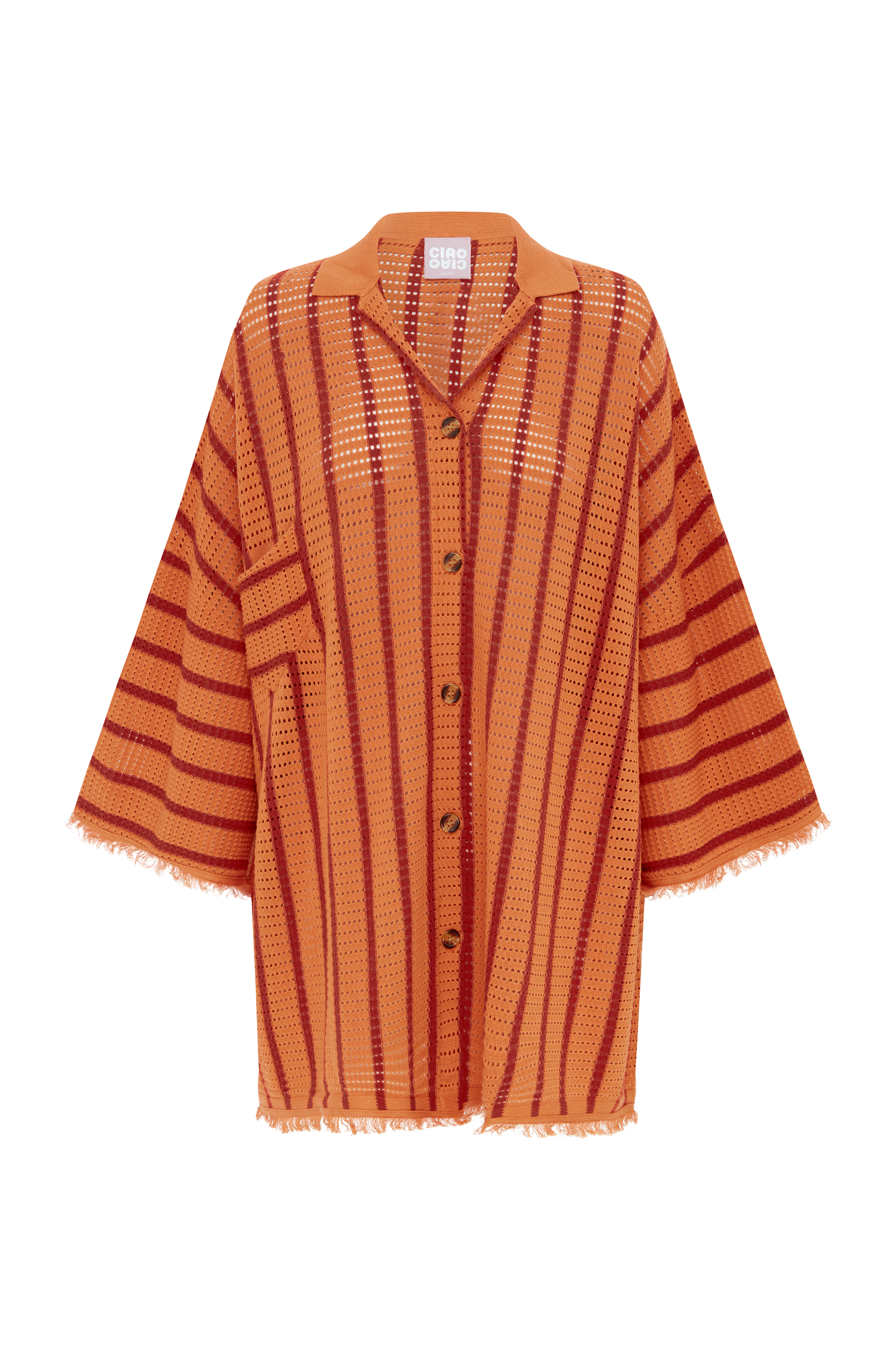 Ombak Knit Button Down