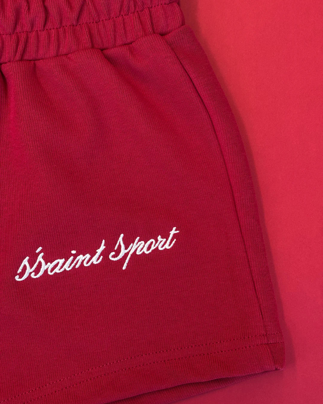 Sport Track Short Cherry
