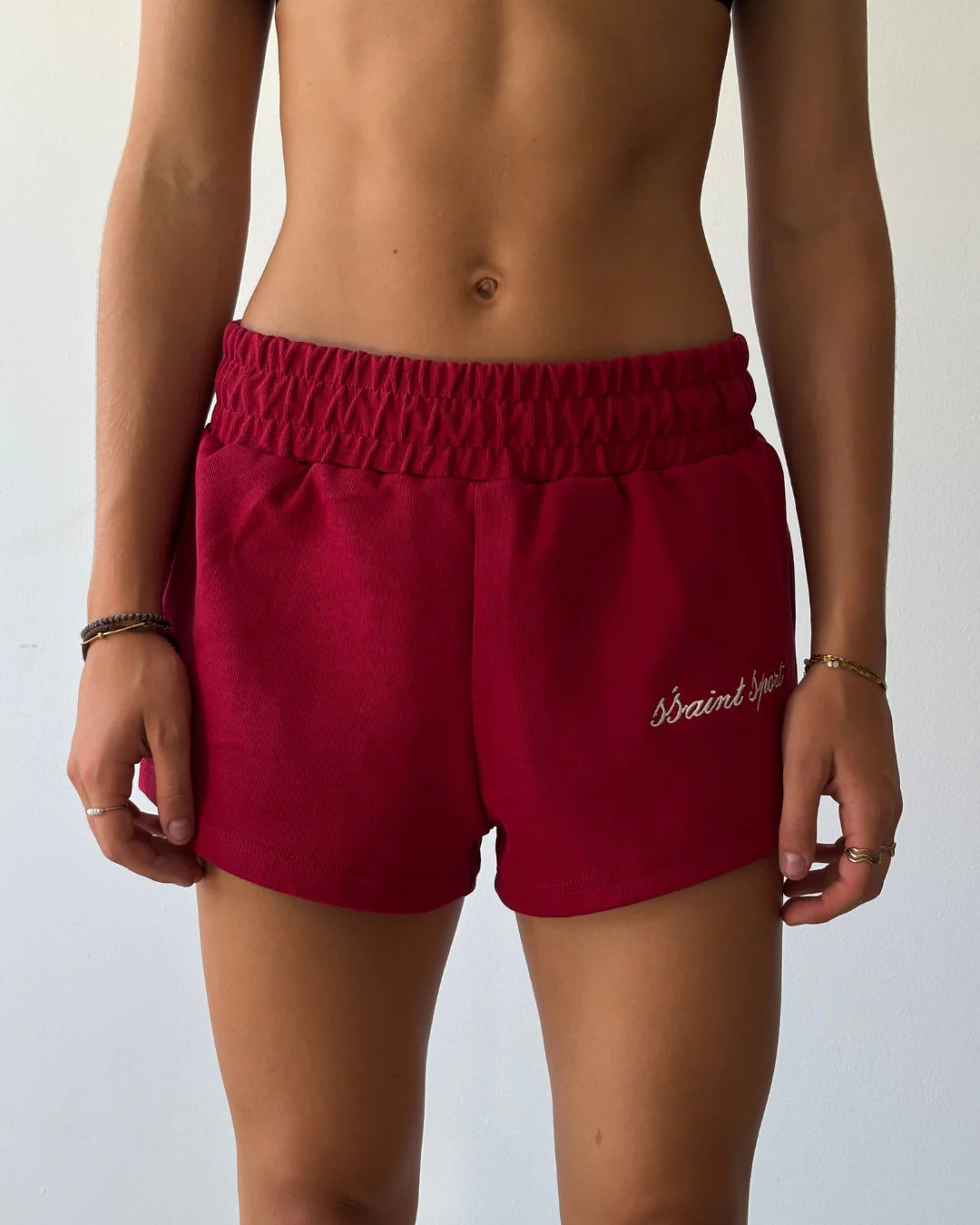 Sport Track Short Cherry