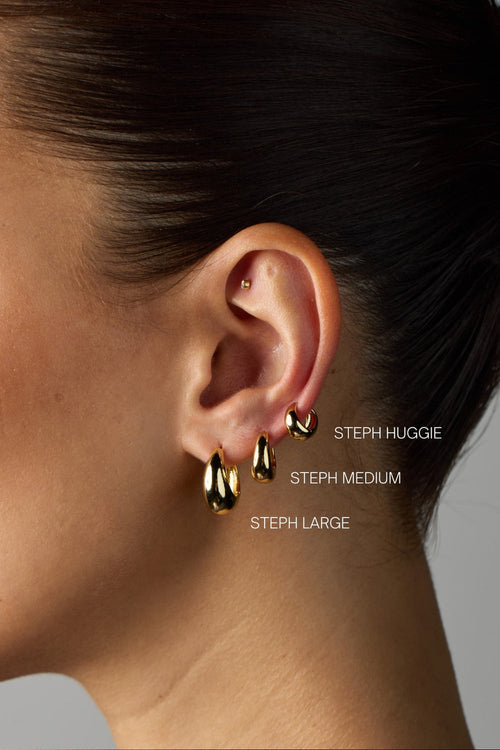 Steph Earring Gold Large