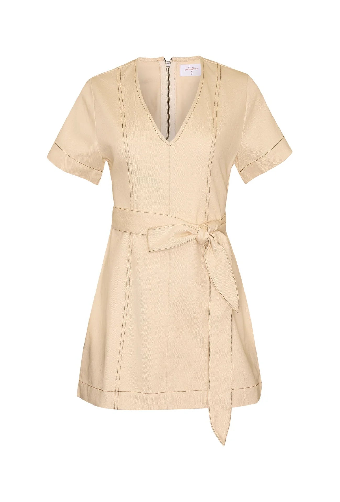 Heidi Mini Dress Sand