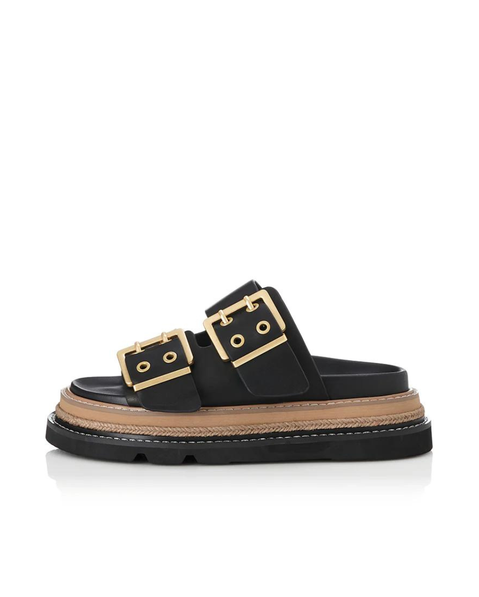 Velora Black Leather