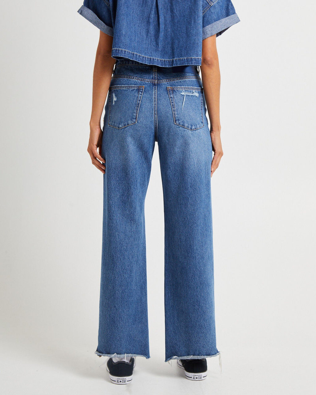 True Blue Straight Mid Denim Billie Jean