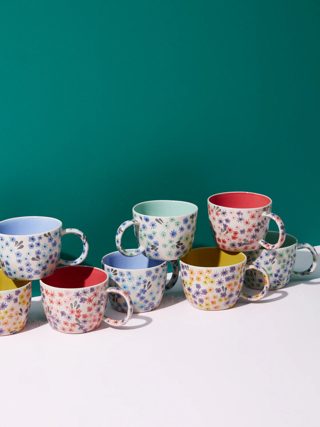 Ditsy Chartreuse Mug