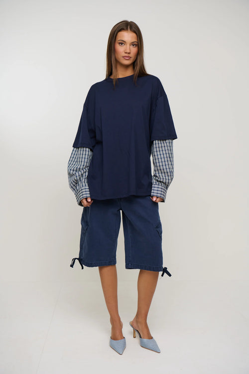 Bottega T-Shirt Navy