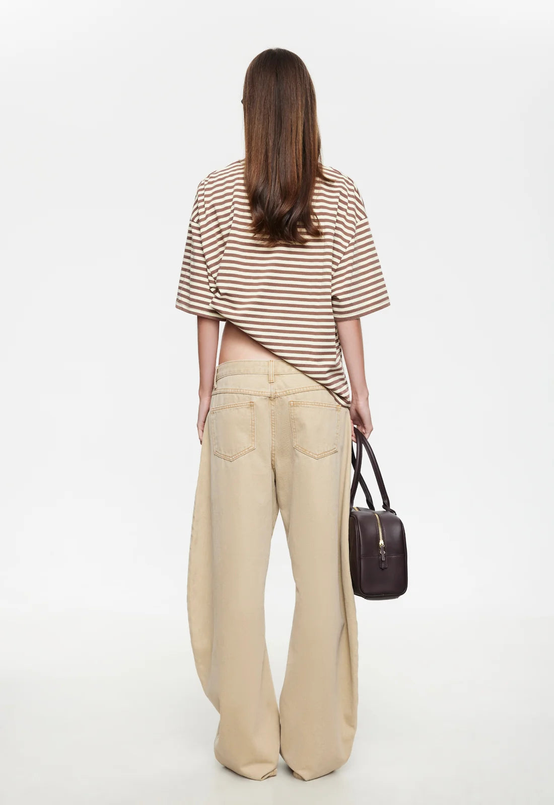 Bloom SS Sorbet Cocoa Stripe Tee