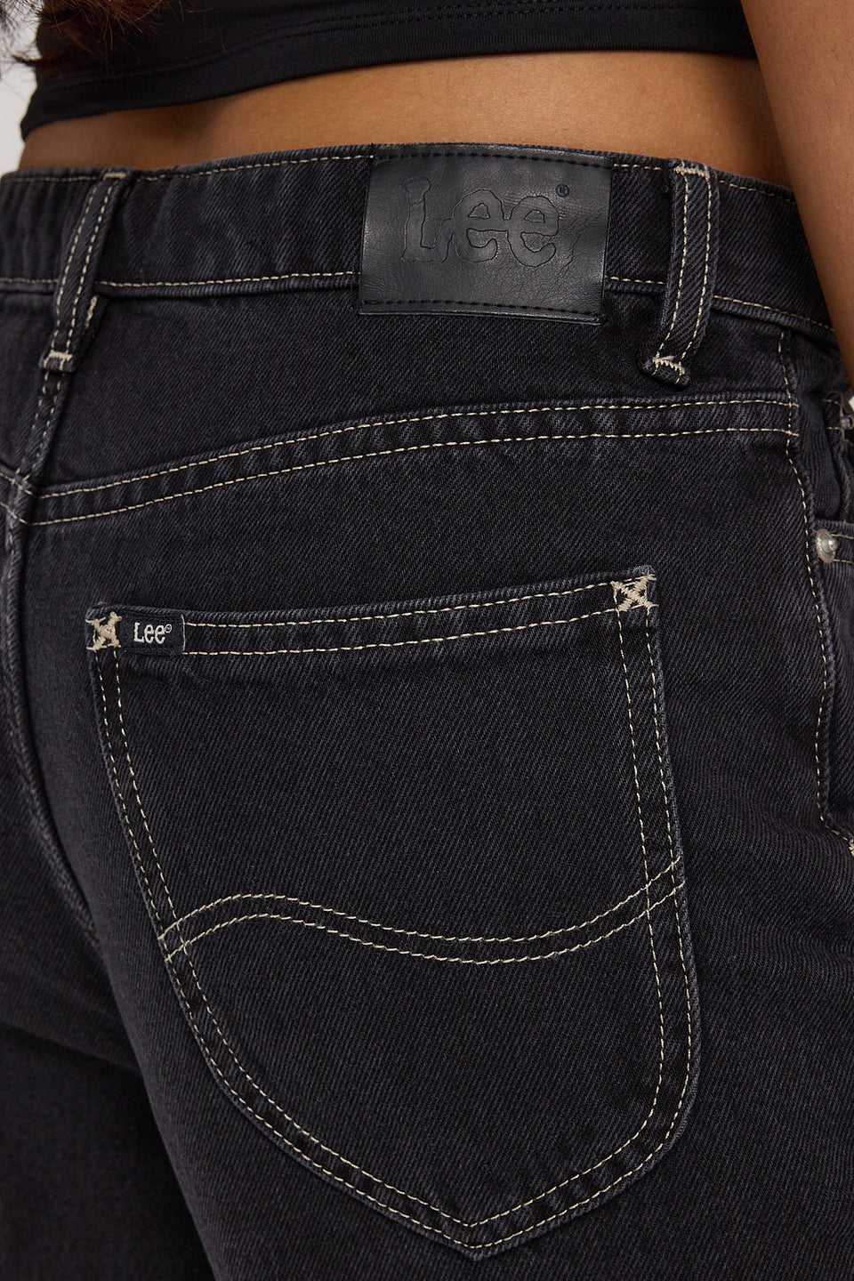 Mid Baggy Throwback Black