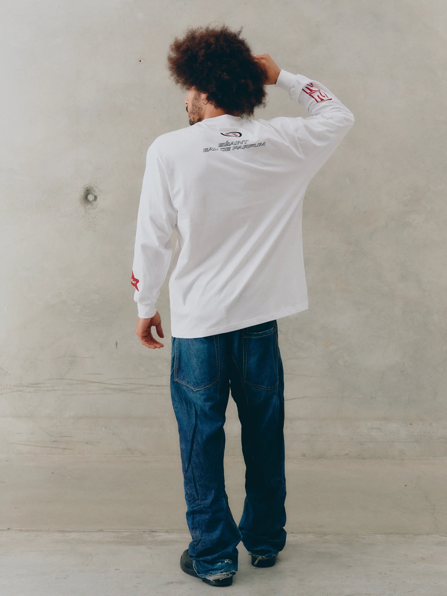 Signature Moto Tee White